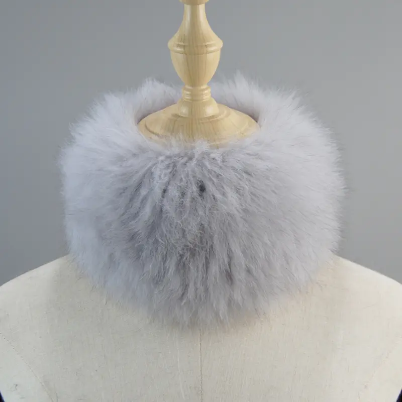 2026 Hot Sale Women Real Fox Fur Scarf Fur Headbands Good Elastic Winter Luxury Neck Warmer Natural Fur Mufflers Ring Scarves - Image 19