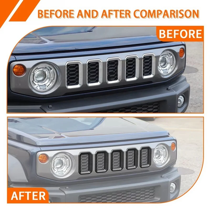 Super Sale Car Front Grille Inserted Cover Trim for Suzuki Jimny 2023-2026