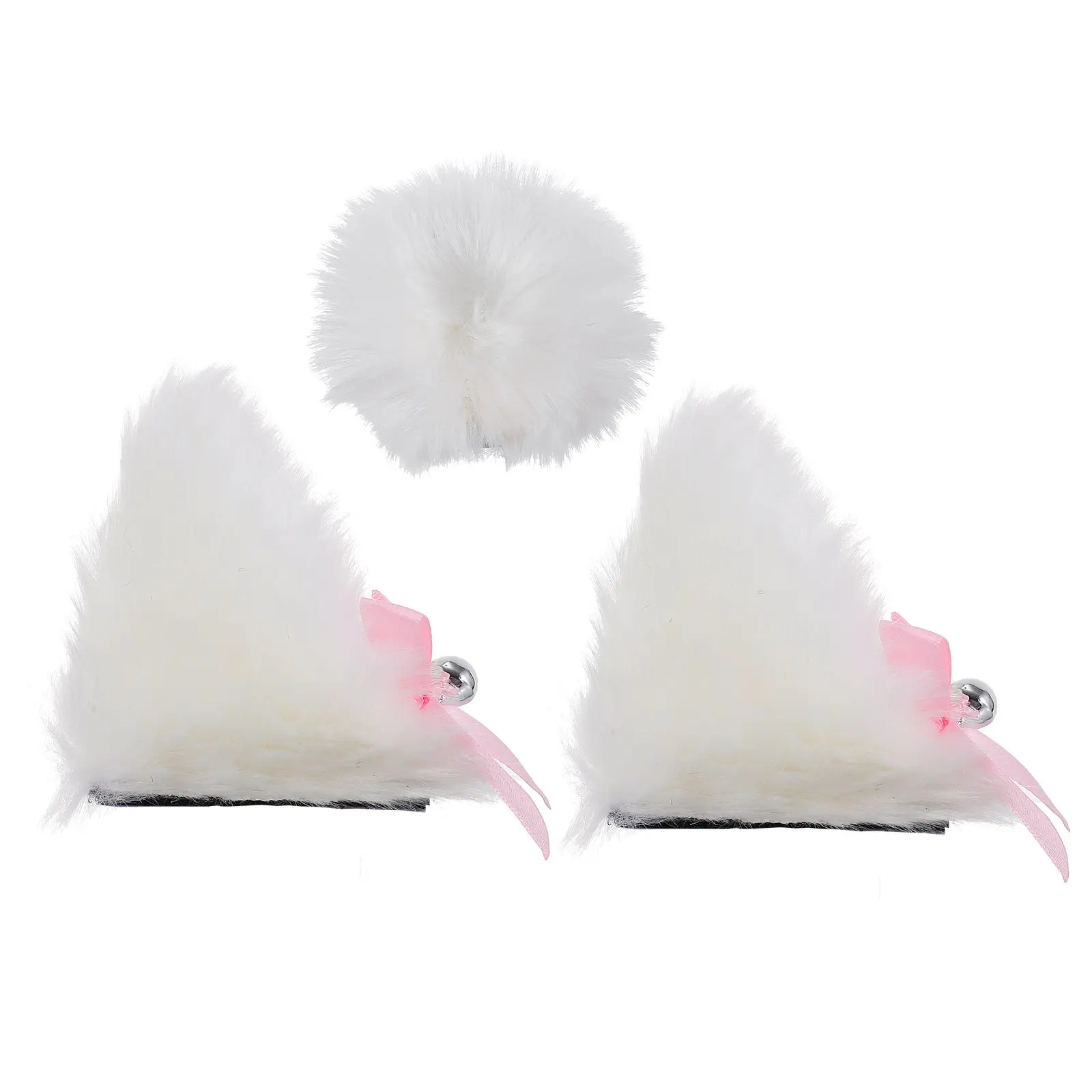 

3Pcs Cat Ears Motorcycle Decoration Accessories for Motocross Off Road Scooters Bikes Styling Cat Ears Tail