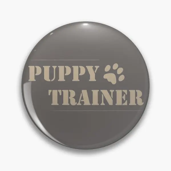 Puppy Trainer Dog Handler Human Pup  Soft Button Pin Badge Decor Cartoon Clothes Jewelry Hat Lover Fashion Cute Metal Gift Women