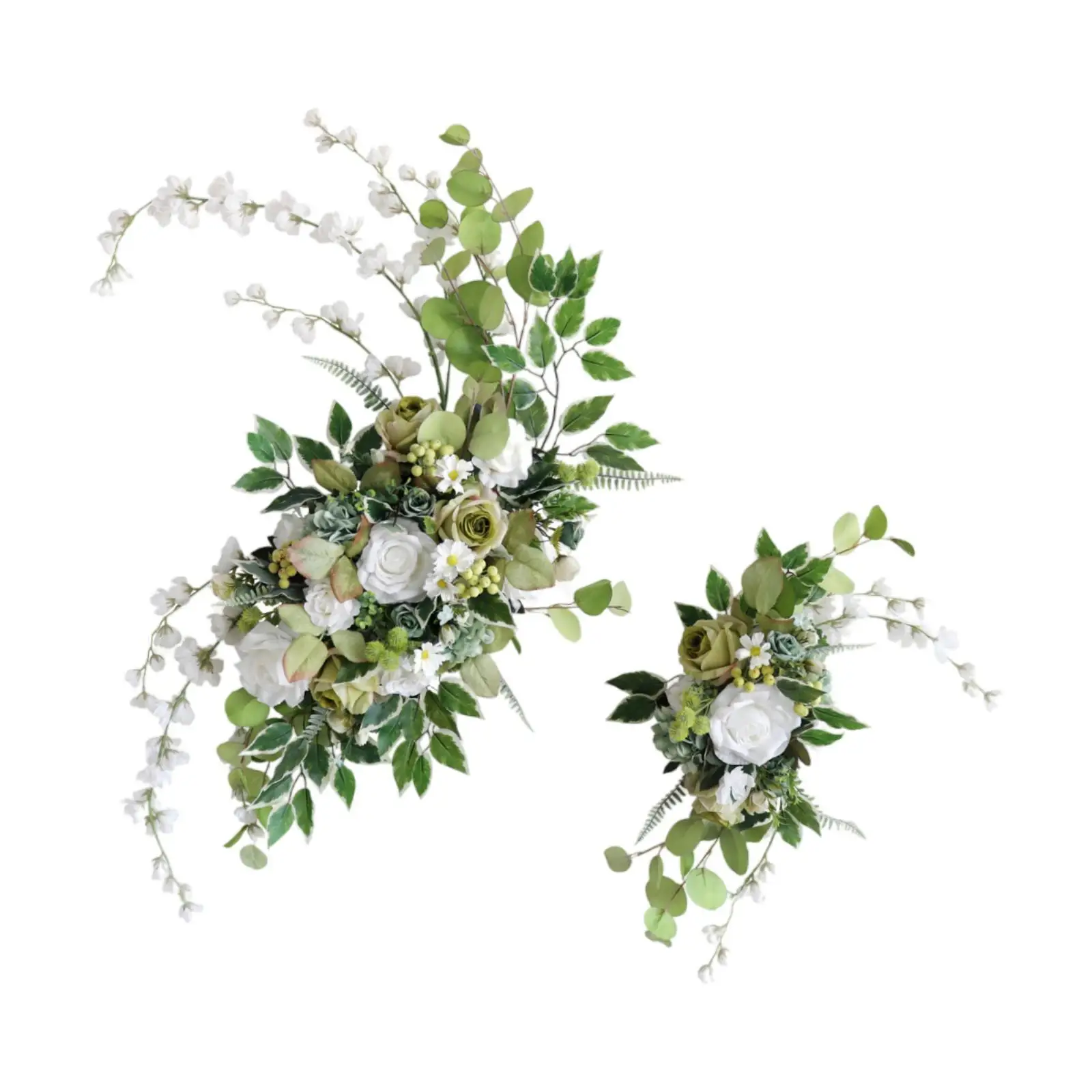 

2шт свадебная арка цветы фермерский дом в деревенском стиле для вечеринки свадебный стул прием белый