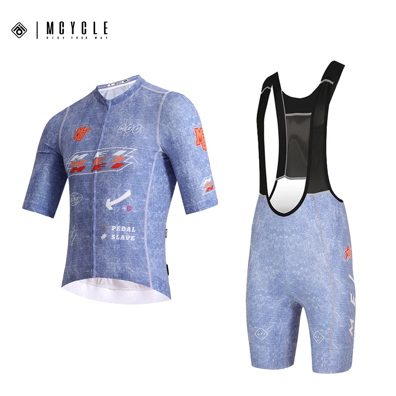 

Mcycle Men Cycling Clothing Breathable Cycling Clothing Set Quick Dry Cycling Jersey Pad Cycling Bib Short Road Bike Jersey