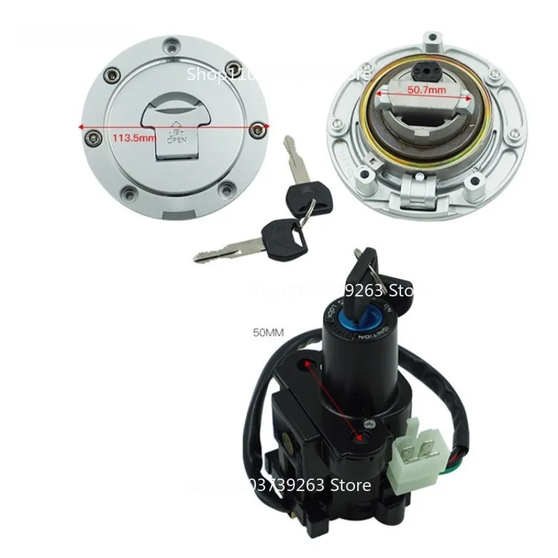 Motorcycle Accessories for H-nda CBR600 CBR600RR CBR1000 Full Car Lock Electric Door Lock Fuel Tank Cover
