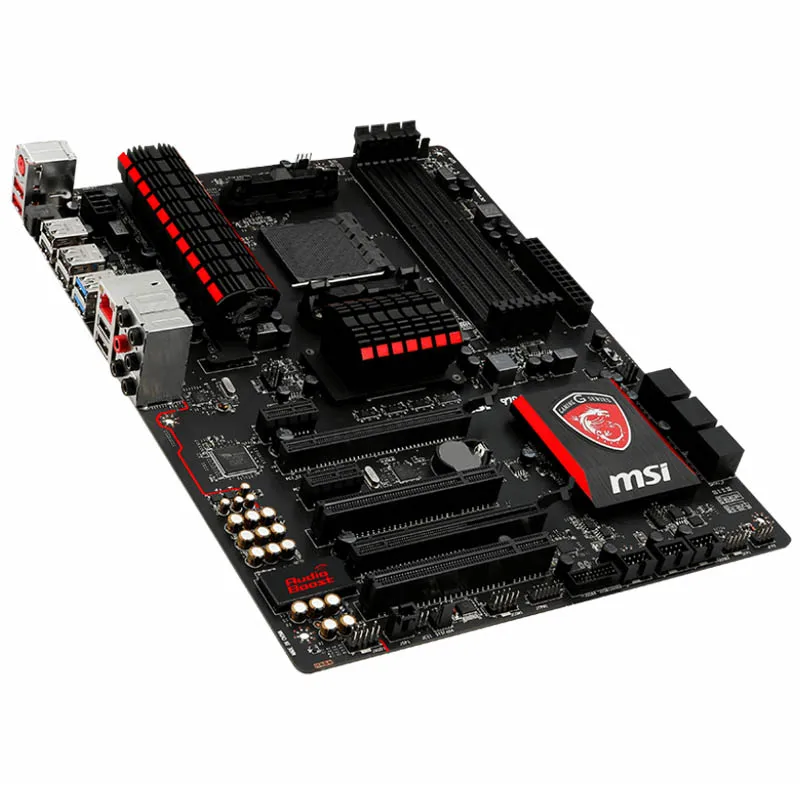 Б/у игровая планшетофон MSI 970, Socket AM3/AM3 + с AMD 970 DDR3 32 Гб PCI-E 2,0 SATA 3,0 оригинальная десктопная материнская плата