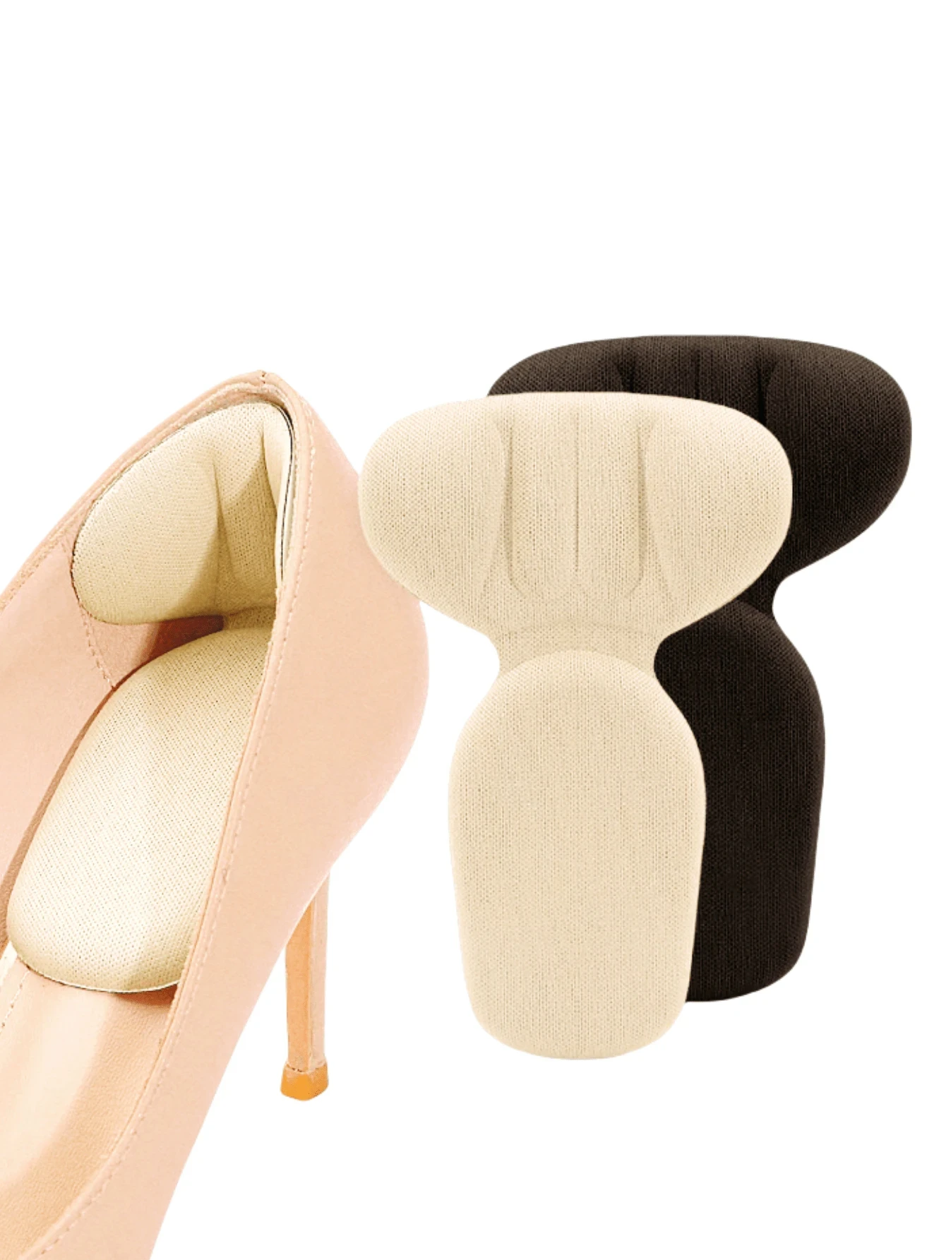Pegatinas para el talón Medias plantillas, se adaptan a zapatos demasiado grandes, mejoran el ajuste y el confort del talón acolchado, evitan resbalones y ampollas
