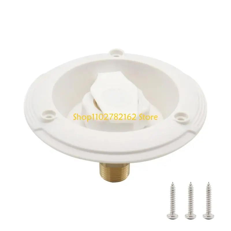 

547B Brass RVs City Water Inlet With Check Valves For Easy Installation And Durability