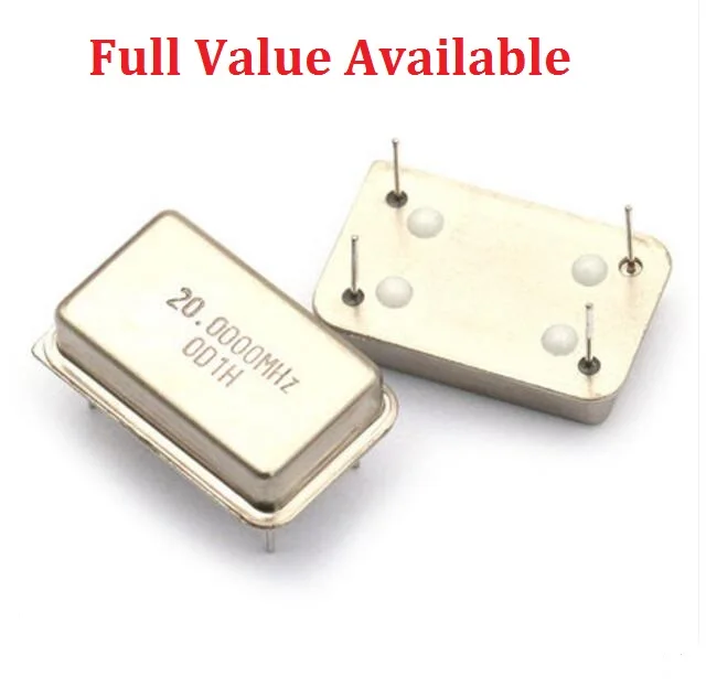 

5 шт. DIP 4P 16 МГц 16M/4 МГц/8 МГц/10 МГц/11,0592 МГц/22,184 МГц/12 МГц/20 МГц/24 МГц/40 МГц/50 МГц прямоугольник активный кварцевый генератор