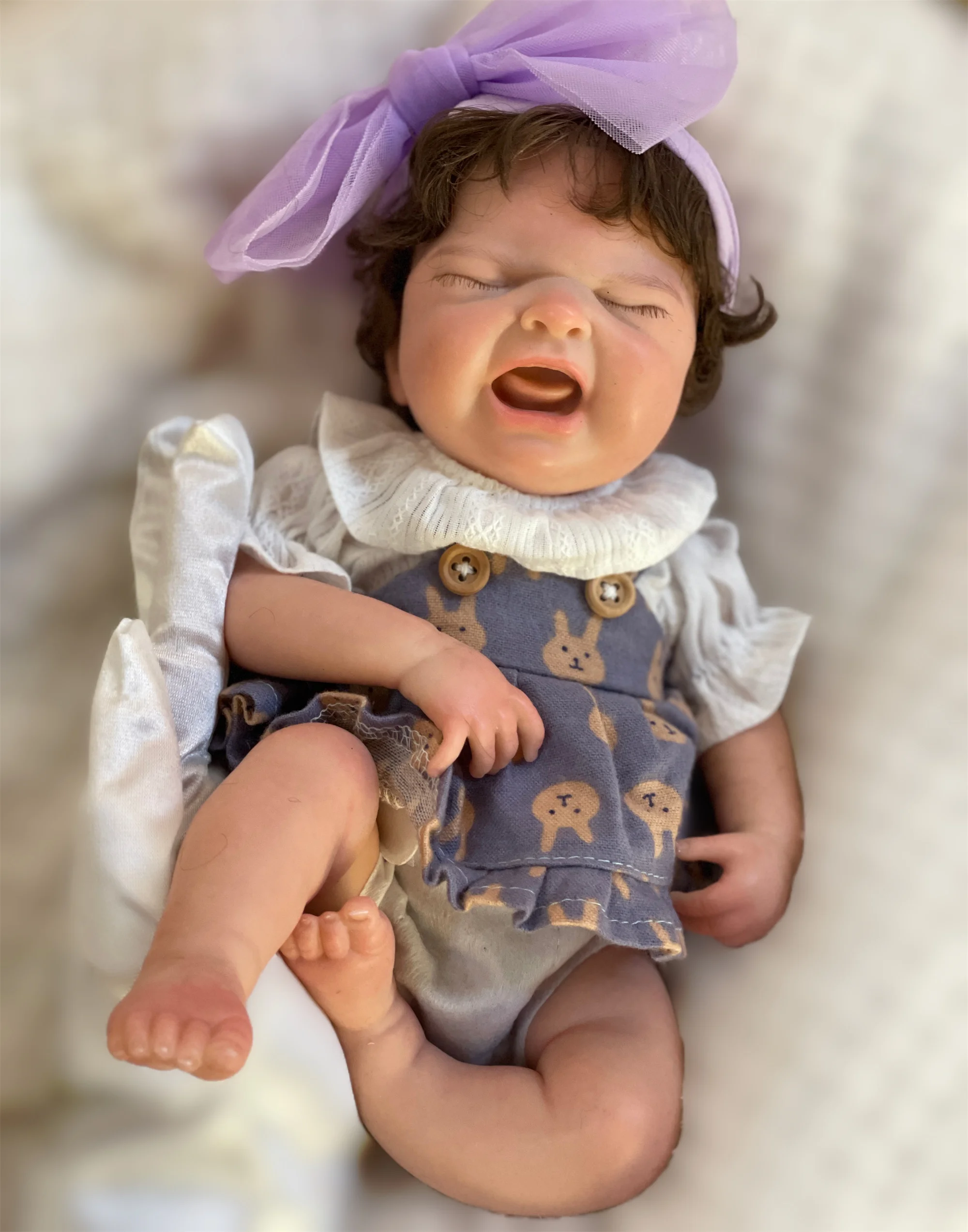 13Inch Silicone Girl MARIA Reborn Dolls Painted Realistic Full Body Solid Silicone Bebe Reborn Dolls For Kid's Birthday Gifts