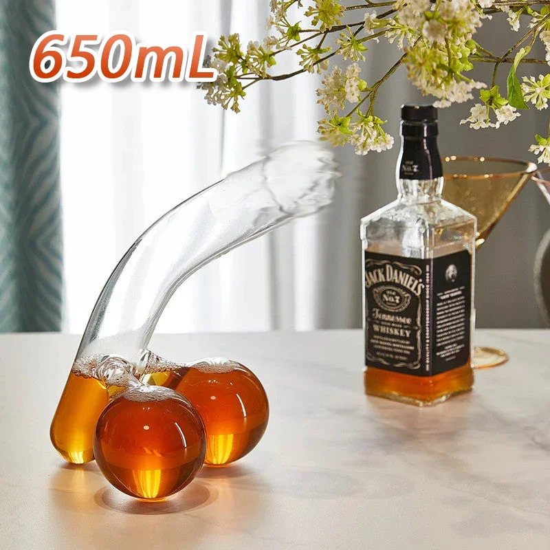 650ml Creative Decanter High-capacity Interesting Big Bird Lovers Bar Wine Whisky Funny Trick Gift