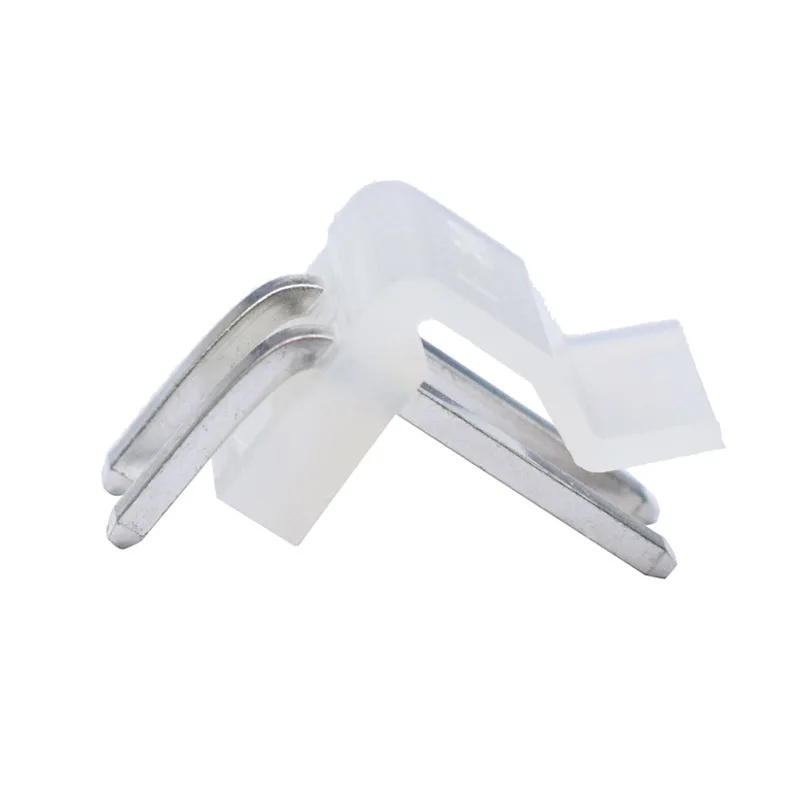 Connector CH3.96mm distance 90 degrees flat curved pin base transparent single-row high-current terminals