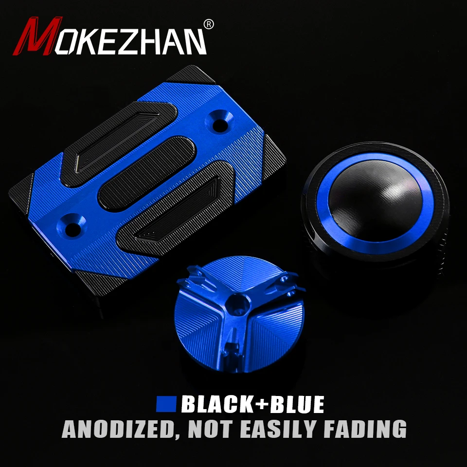 

Motorcycle Accessories Rear &Front Brake Fluid Reservoir Cap Oil Filler Cap For Yamaha MT-09 FZ-09 MT09 SP FZ09 2014-2024 2023