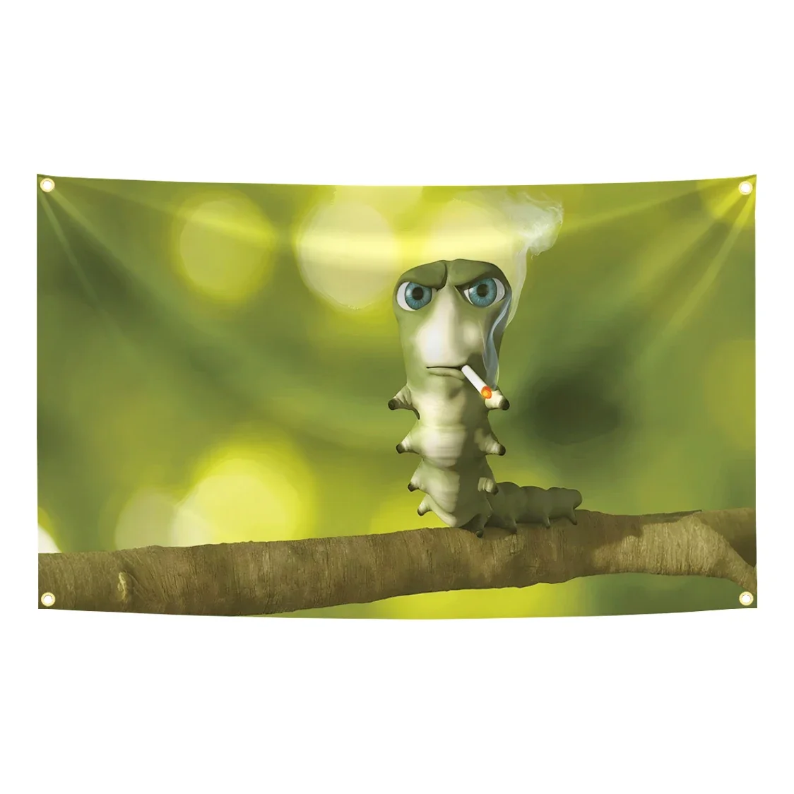 90x150cm Fun Caterpillar Funny Meme Flag Tapestry Poster Banner For Bar Beer House College Dorm Room Art Tapestry Banner Gift