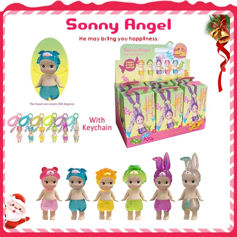 

Сонни Ангел слепая коробка конфетный магазин серии мини-фигурки брелок кулон куклы фанаты дети подарок на Рождество и день рождения случайный 1 шт.