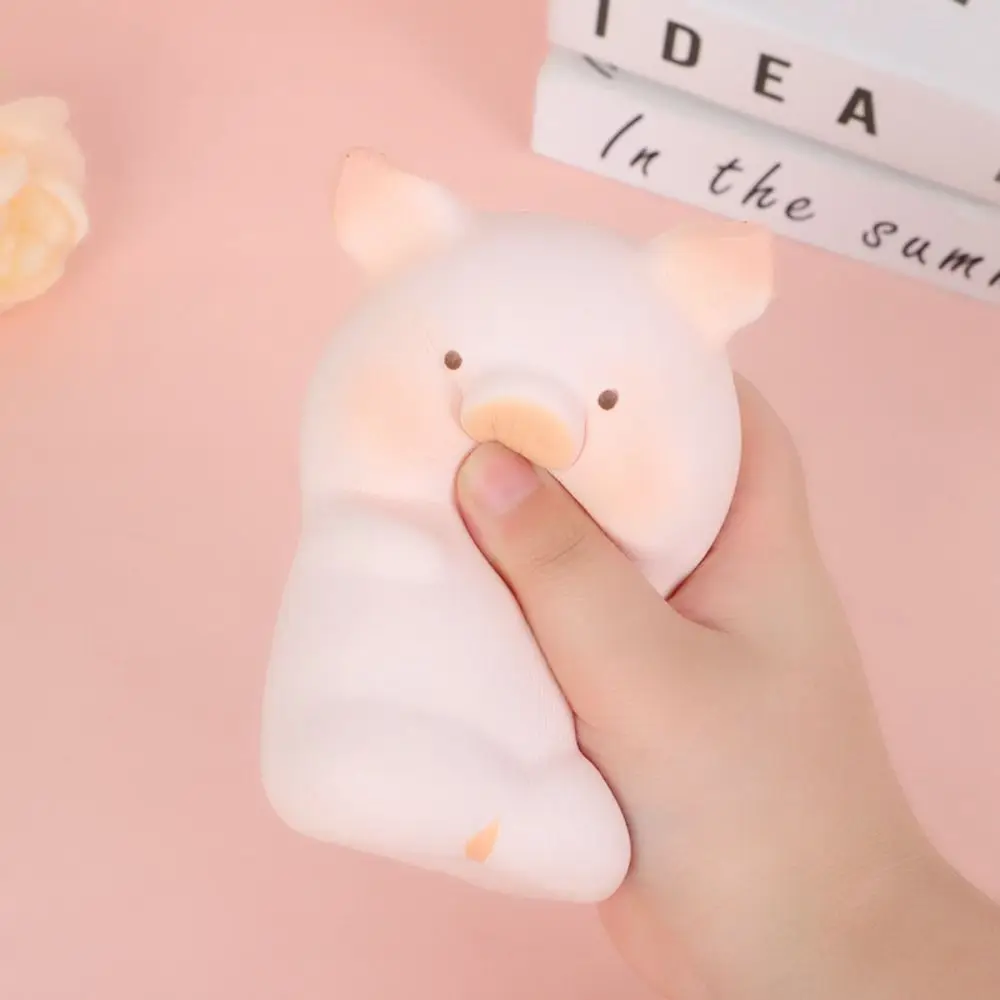 

Vent Toy Lying Down Pig Vent Squeezing Toys TPR Relaxed Cute Animal Squeezing Toy Simulation Anti-fidget 3D Sensory Toy Children