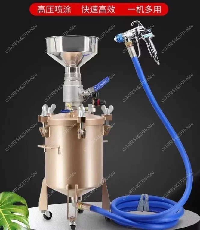 Pneumatic pressure tank real stone paint spraying machine Multi-function water pack water pack sand multi-color