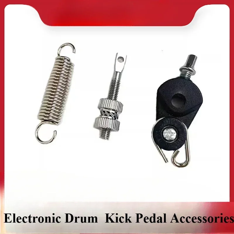 

Flanger Electronic Drum Kit Accessories Kick Pedal Spring Hanging ring hook pull spring Hi Hat Pedal Parts Music Tools