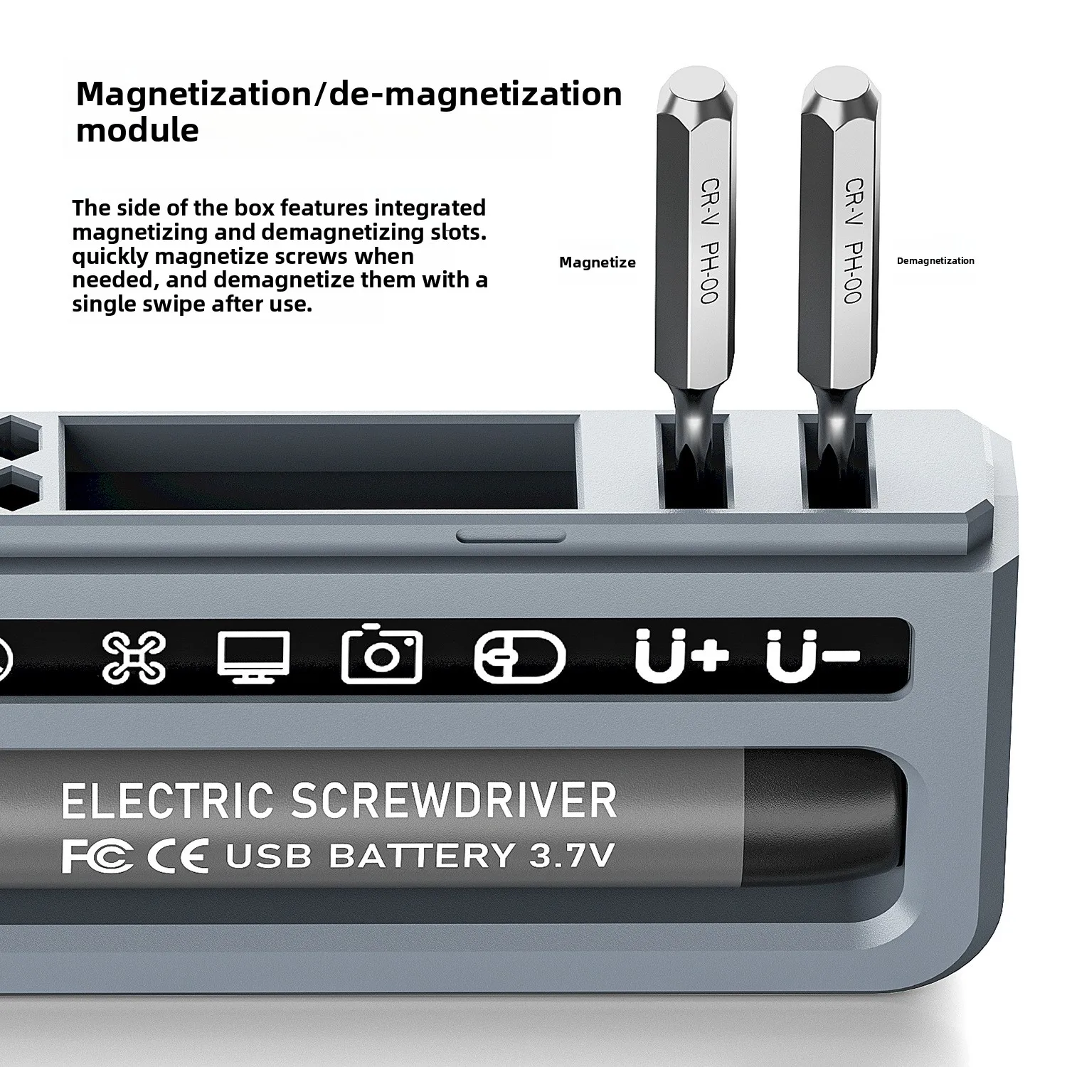 32-in-1 Multi-function Electric Screwdriver Kit Portable Micro Precision Repair Tool for PC & Mobile Phone