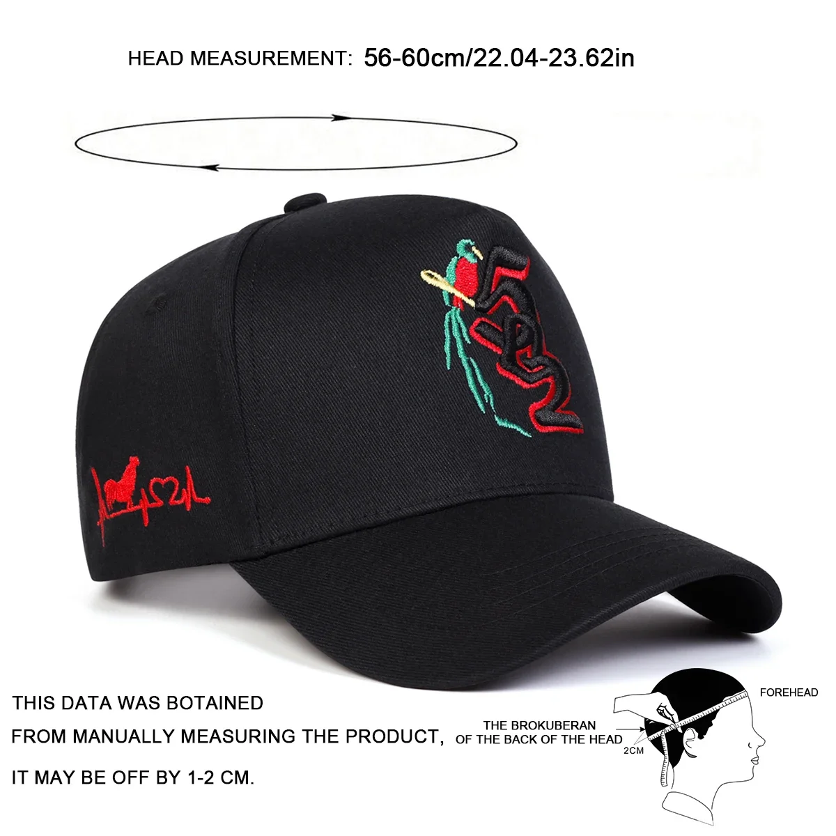 Unisex 502 Little Bird Embroidery Baseball Caps Spring Autumn Outdoor Adjustable Casual Hats Sunscreen Hat Sports Cap
