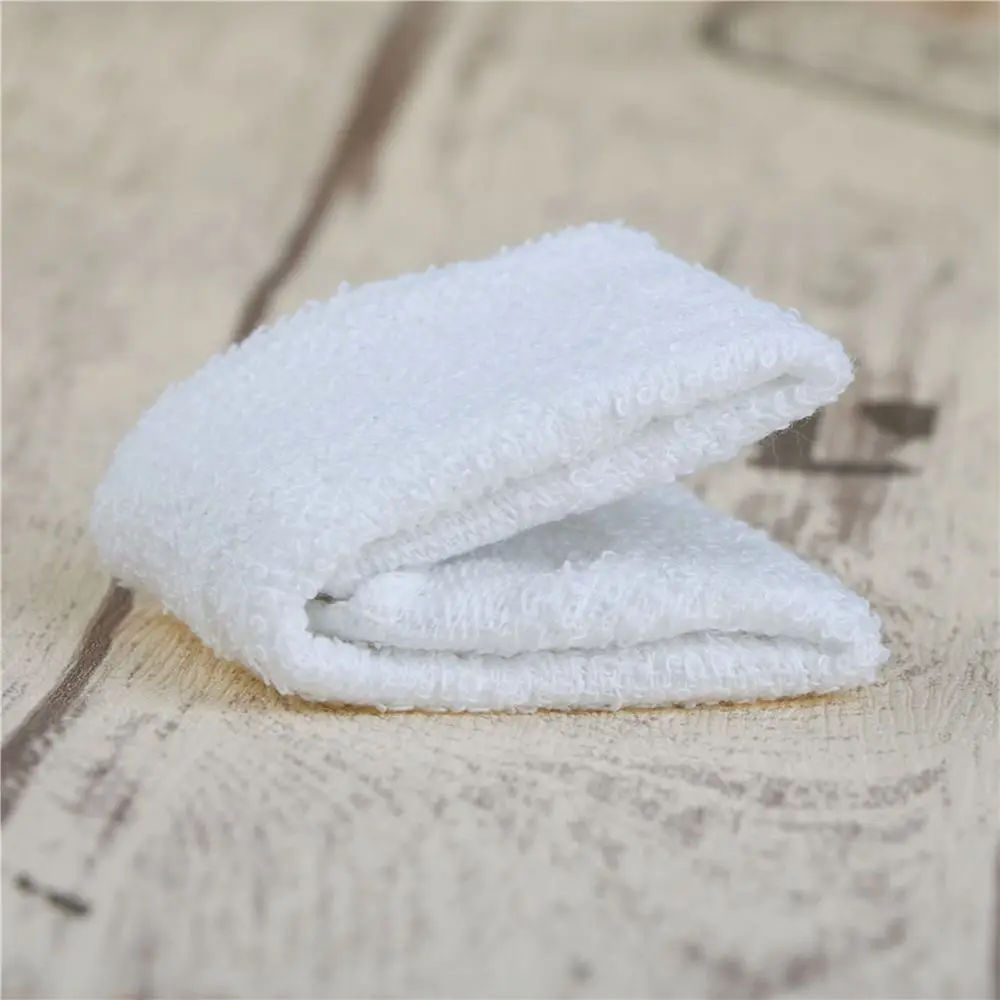 10PCS White Square Microfiber Car Cloth Towel Home Kitchen Wash Cleaning Cloth