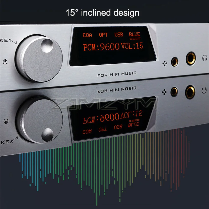 ES9038Q2M Audiophile Audio Decoder Bluetooth 5.1 QCC5125 Lossless HIFI Decoder Converter, Supports DSD512 Decoding Driver