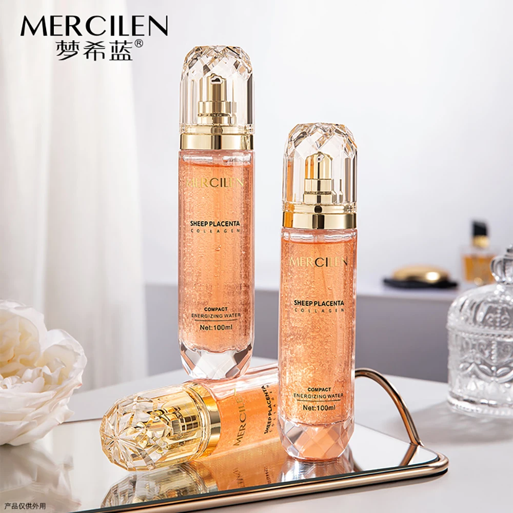 Sheep Placenta Essence Brighten Elasticity Collagen Muscle Penetration Facial Moisturizing Beauty Face Serum Korea Skin Care