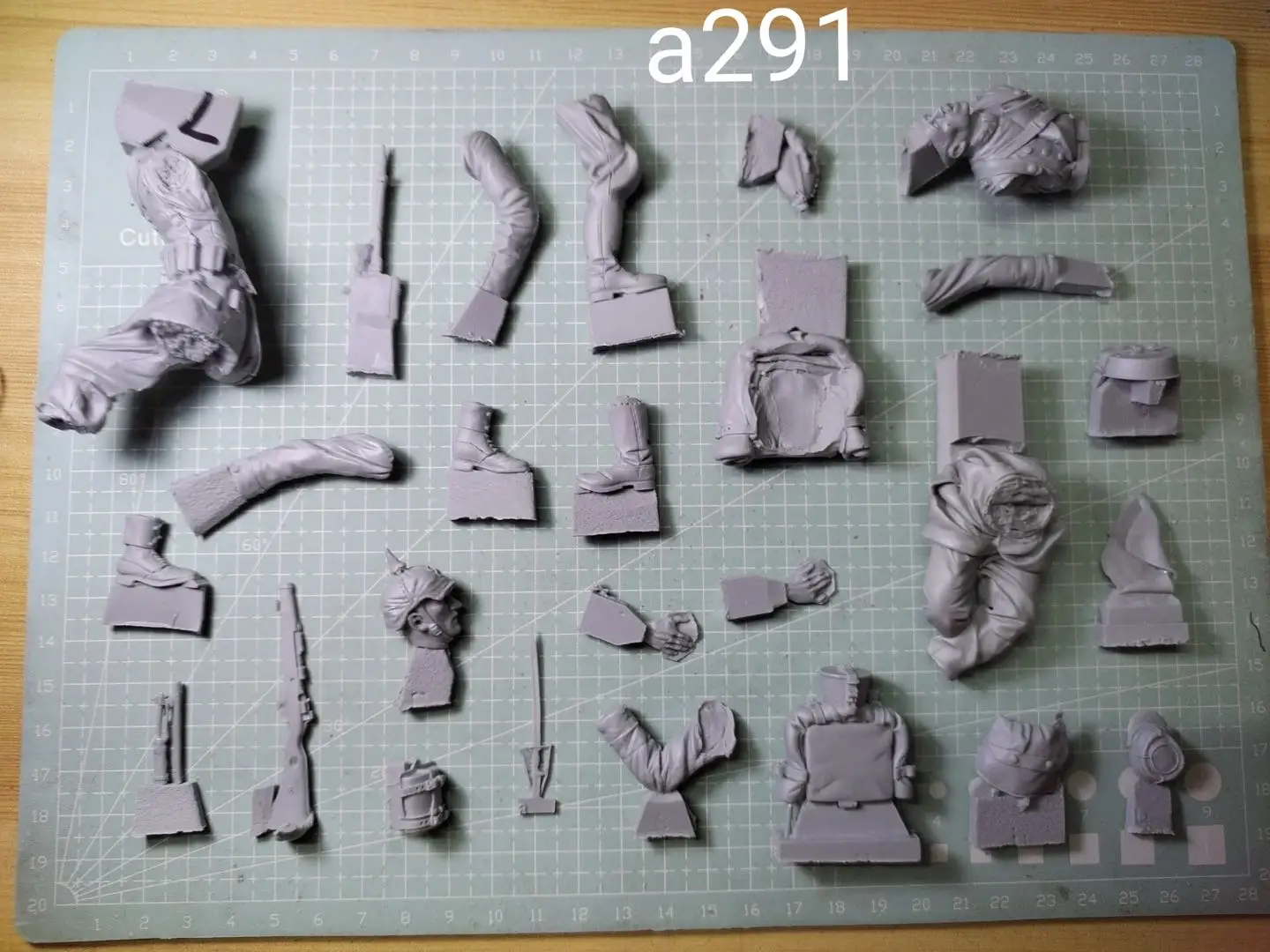 1/16 Resin Model Figure GK，WW1  German soldier ,    Unassembled and unpainted kit