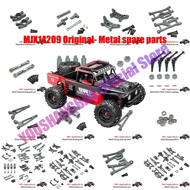 Mjx Hyper Go 14209 14210 1/14 Borstelloze Hoge Snelheid Afstandsbediening Auto 'S R/C Off-Road Trucks Originele Onderdelen Auto-Accessoires