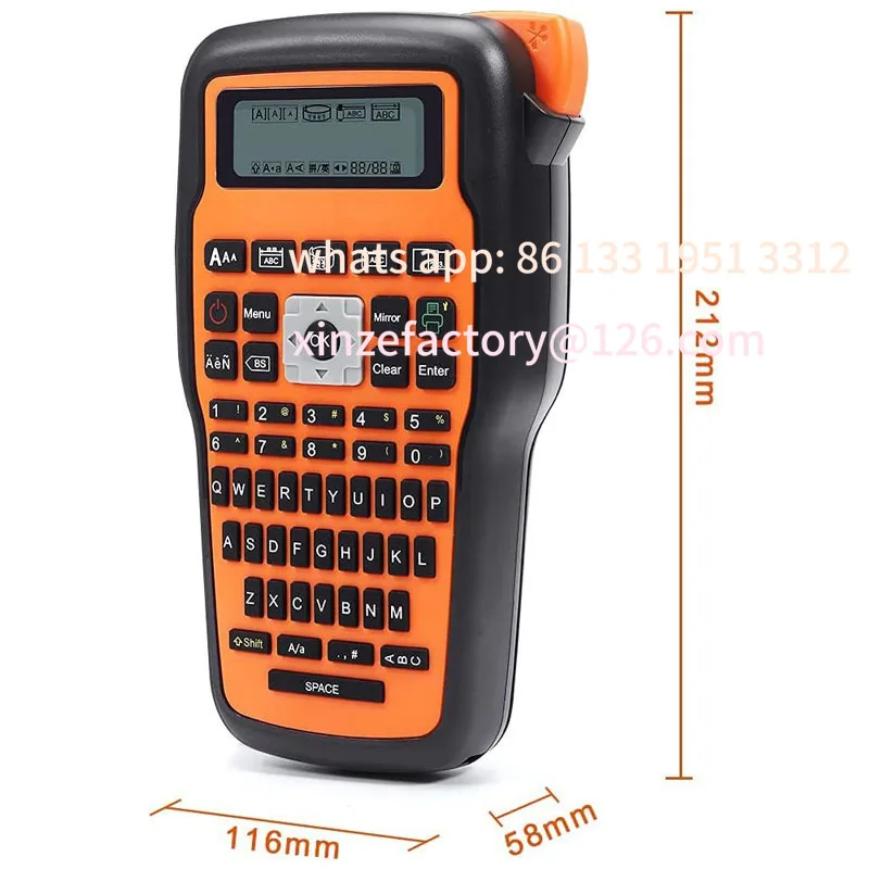

Customizable E1000 Commercial Label Printer Cross-border Thermal Transfer Inkless Portable Handheld Label Color ribbon Printer W