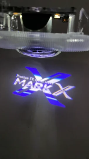 2 Stück Reiz Mark X Courtesy Light Mark X Shadow Light Türbeleuchtung für Toyota Reiz Mark X Auto-Styling Pfützenlampe LED-Atmosphärenlampe – Detail 5