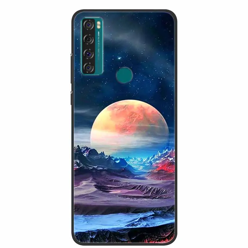 For TCL 20SE Case 20L+ 20L 20S Paint Soft TPU Silicone Phone Cover for TCL 20L Case  Coque20s 20 s T775H T774H TCL 20 se 20 Plus