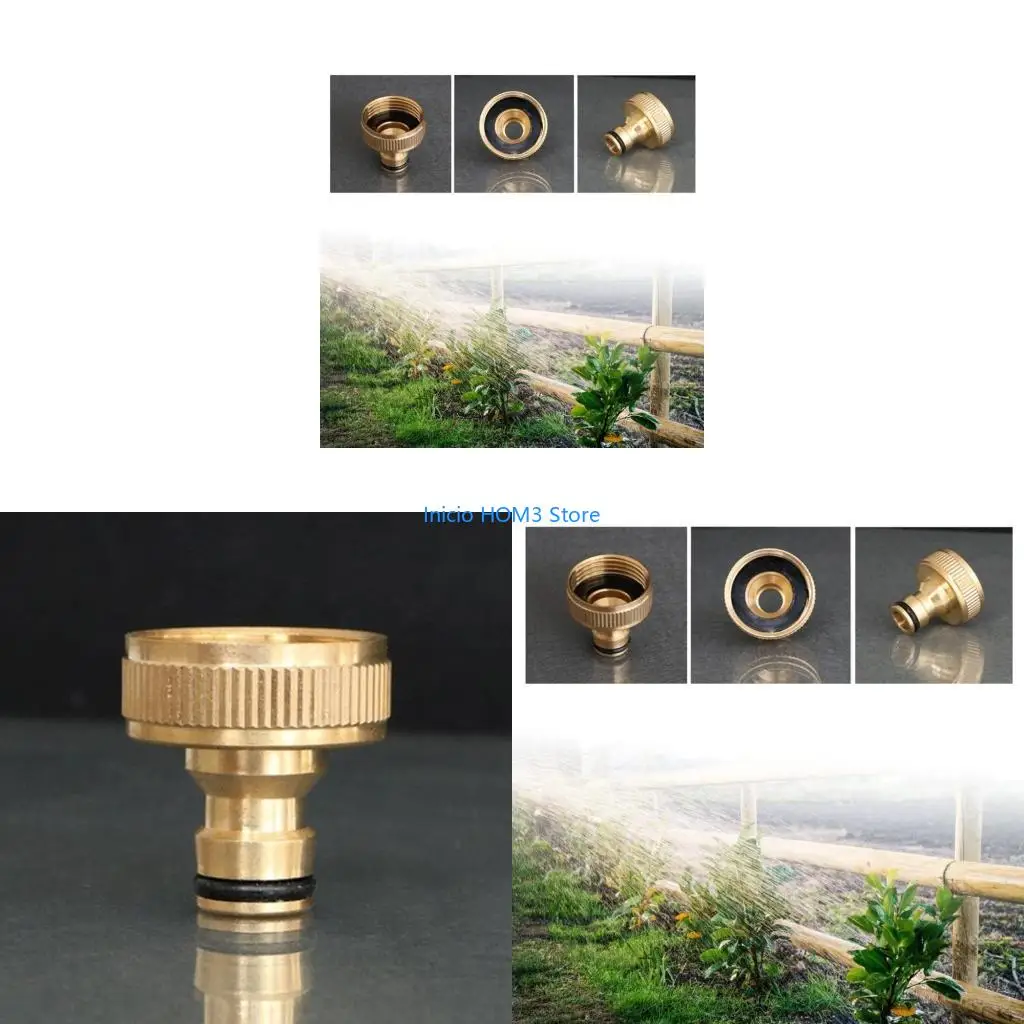 A5YD 1 Inch Thread Quick Connector Garden Irrigation Connector Faucet Nozzle Adapter