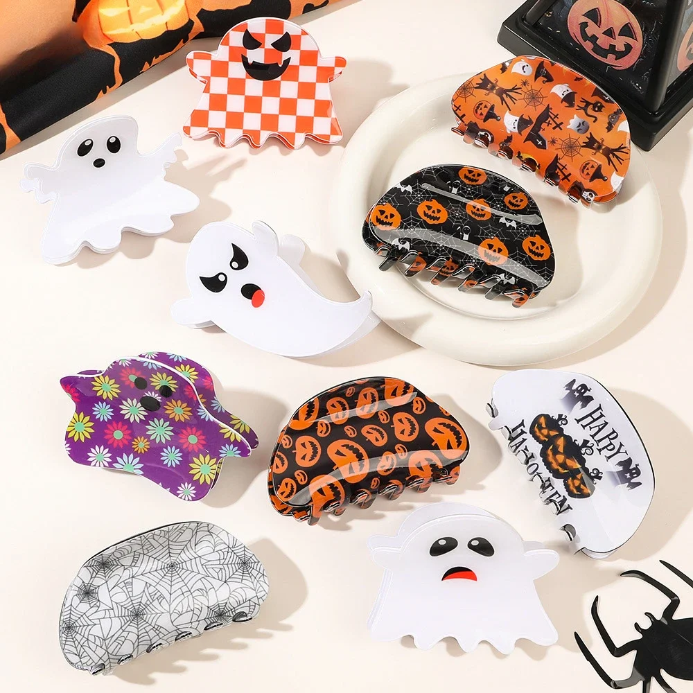 Halloween Eigenzinnige High-End Stijl Gemaakt Van Acryl Haai Clip En Kinderen Haaraccessoires Modieus Festival Cadeau Voor Meisjes