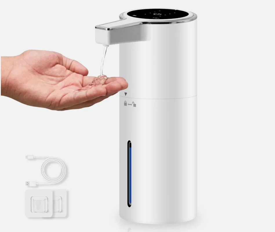 

Автоматический дозатор жидкого мыла, перезаряжаемый, бесконтактный, для дезинфекции рук.