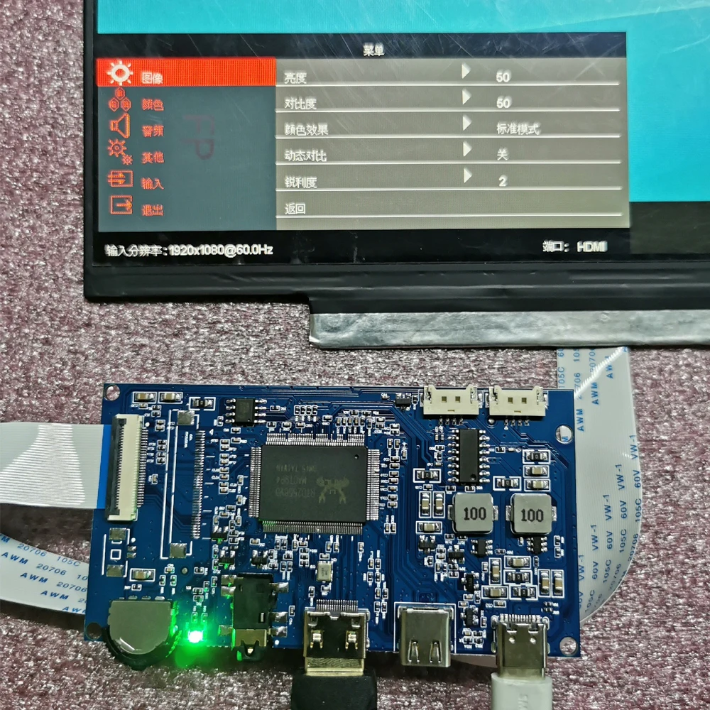 Płyta sterownicza LCD eDP 40 pin 2K /30p 1920X1080 dla B101EAN01.8 N116BGE LP160WQ1 LP097QX01 type-c/mini hdmi wejście sygnału