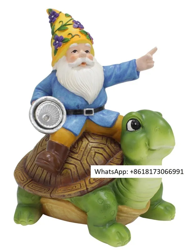 Turtle Dwarf Solar Electronic Night Light Outdoor Garden Courtyard Floor Decoration Ornament Ornament Decoration Grocery