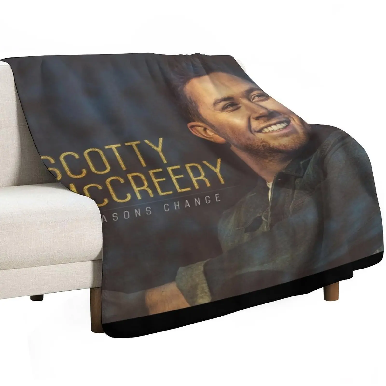 Scotty McCreery seasons change Throw Blanket Soft Soft Plaid blankets and throws Quilt Baby Thins Blankets