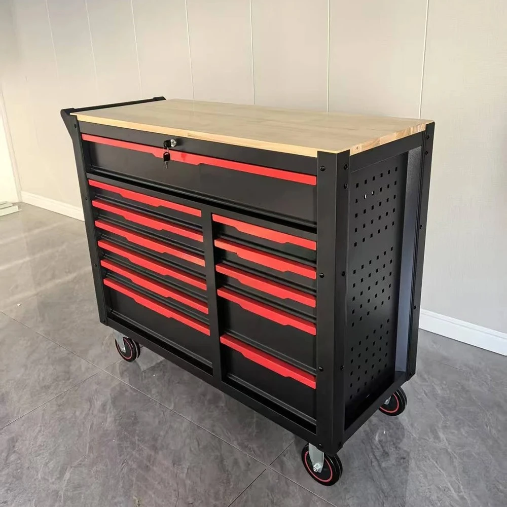 

Powder Coated Lockable Drawer Heavy Tool Cabinet OEM for Garage Workshop Hardware Storage and Daily Mechanical Maintenancec