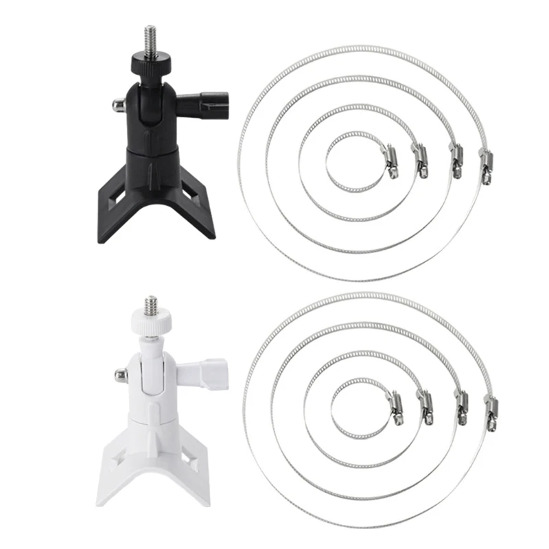 Suporte argola para câmera, suporte monitoramento para parede externa externa f19e