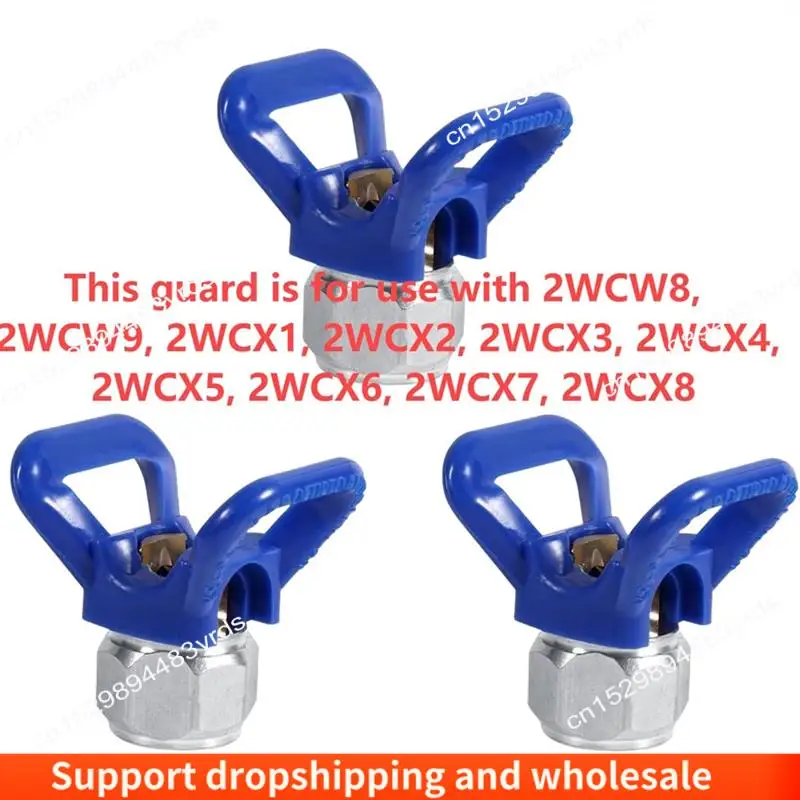 

AA86 246215 7/8-Inch Tip Guard Base G7/8 Tip Reversible Sprayer Tip Nozzles Handtite For Airless Paint Sprayer Tool 246-215