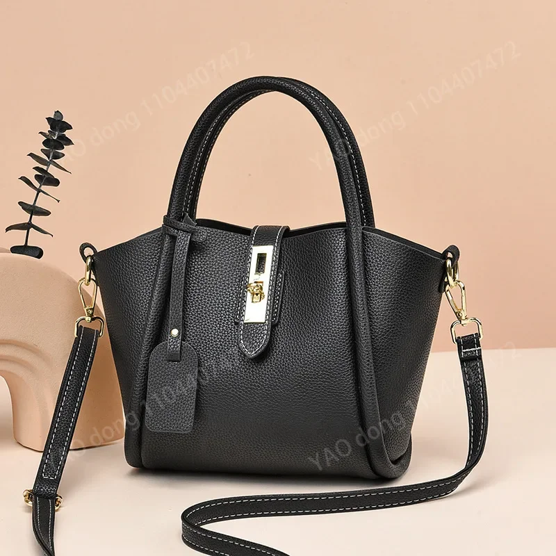 2024 neue frauen Tote Tasche Hohe Qualität PU Leder Frauen Schulter Tasche Große Kapazität Elegante Design Mode Crossbo