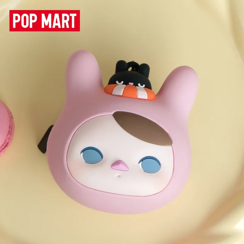 

POP MART Pucky Rabbit Cafe Series - Сюрприз-бокс с чехлом для наушников, загадочная коробка, милый аниме-фигурка, украшение, подарок