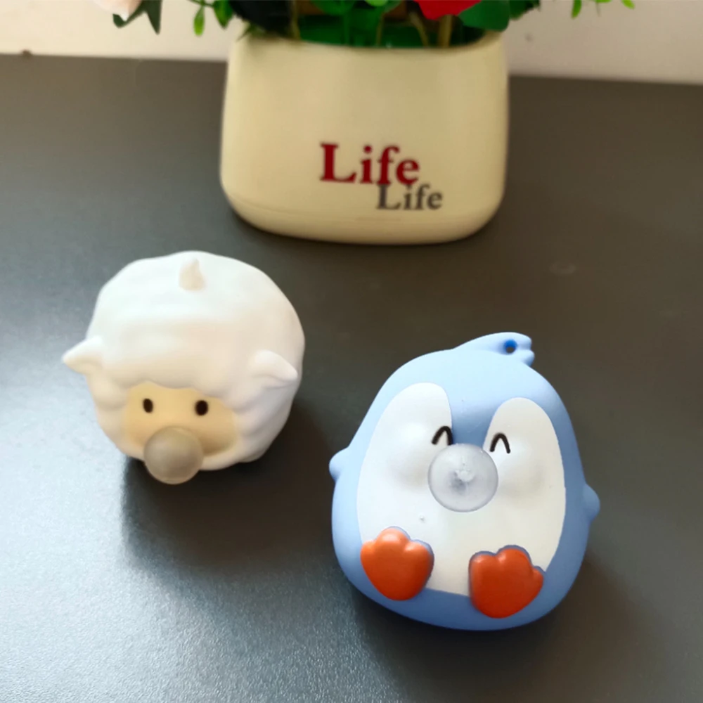 Fun And Cute Bubble Blowing And Squeezing Decompression Artifact Silicone Abs Material Desktop Ornaments Kids Toys