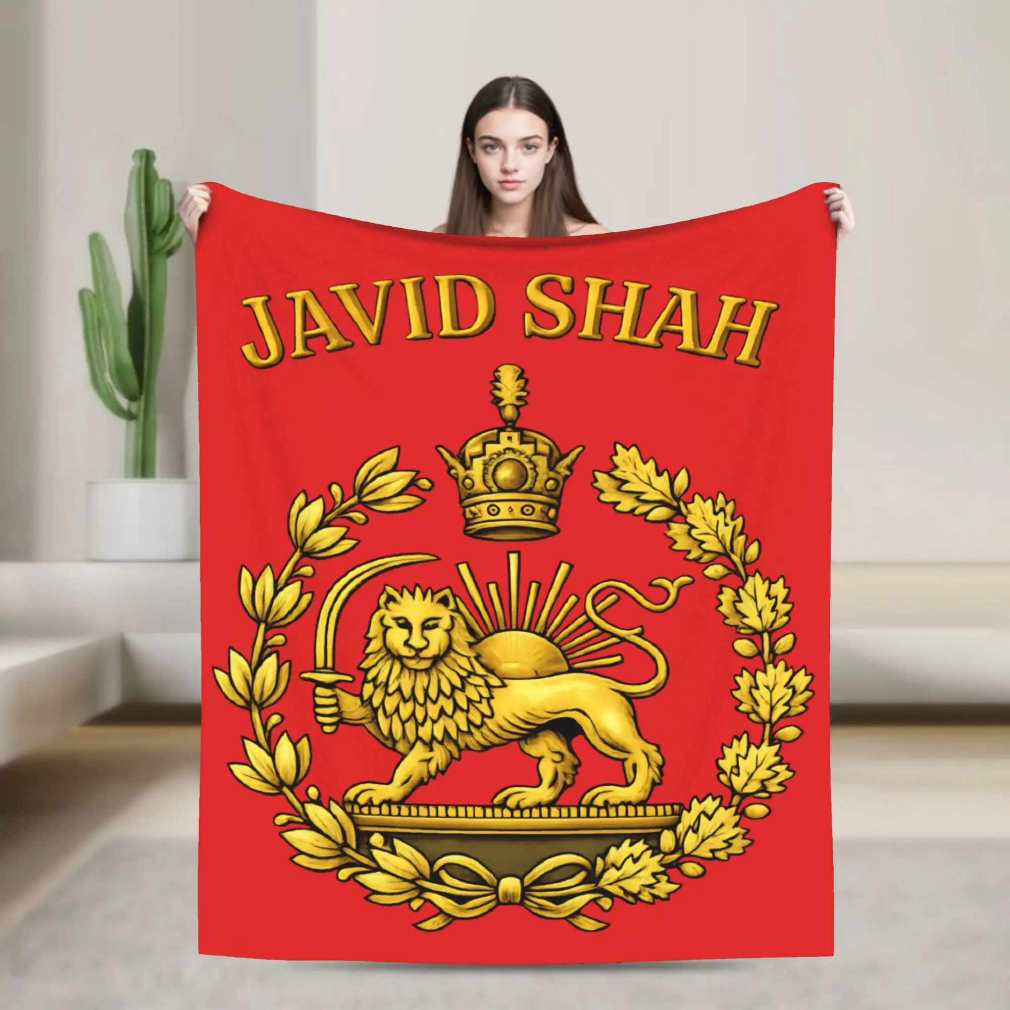 King Reza Pahlavi Iran Warm Soft Blankets  Kids Plush Throw Blanket Street Trend Couch Bed Flannel Bedspread Sofa Bed Cover