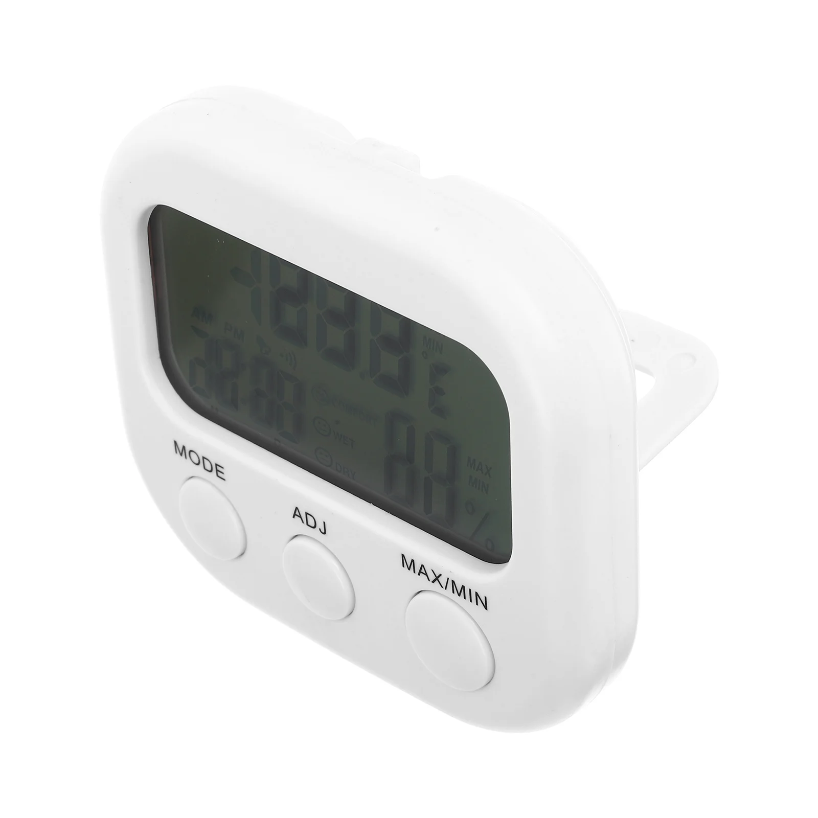 مقياس الرطوبة الرقمي مقياس الحرارة الصغير لدرجة الحرارة والرطوبة لخزان الأسماك وغرفة الأطفال وغرفة النوم والمطبخ وسطح المكتب كبير #5