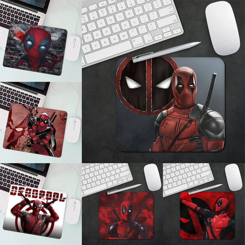 Marvels Deadpools Anime Gaming Mouse Pad XS Small Mousepad For PC Gamer Desktop Decoration Office Mouse Mat Deskmat Rug