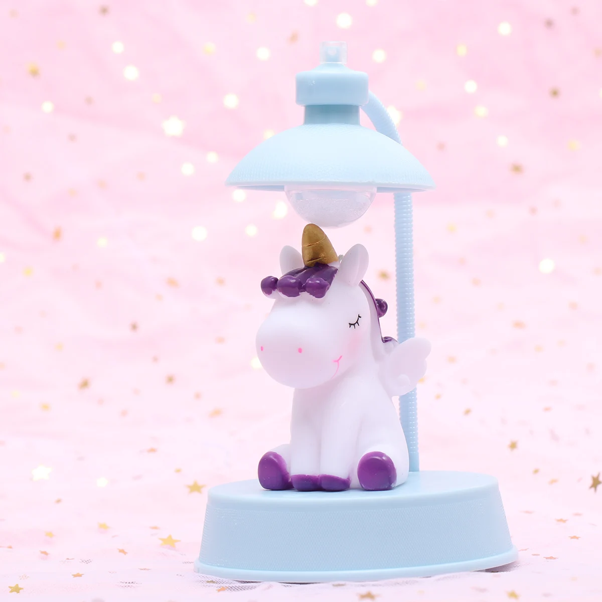 

Creative Unicorn Music Night Light Pink Home Decor Lamp Table Light For Bedroom Room Office Durable Portable Gift Lightweight No