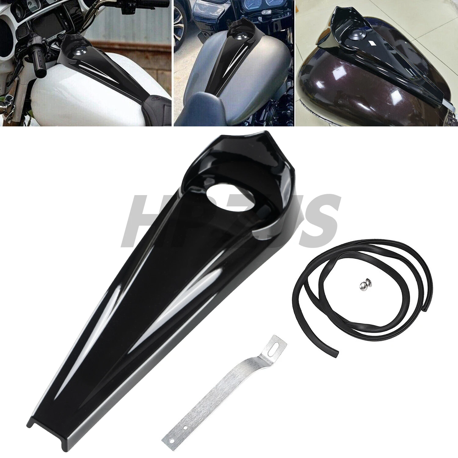 

For Harley Motorcycle Touring Electra Street Road Tri Glide Ultra Classic 2008-Up ABS Plastic Dash Fuel Tank Console Trim Panel