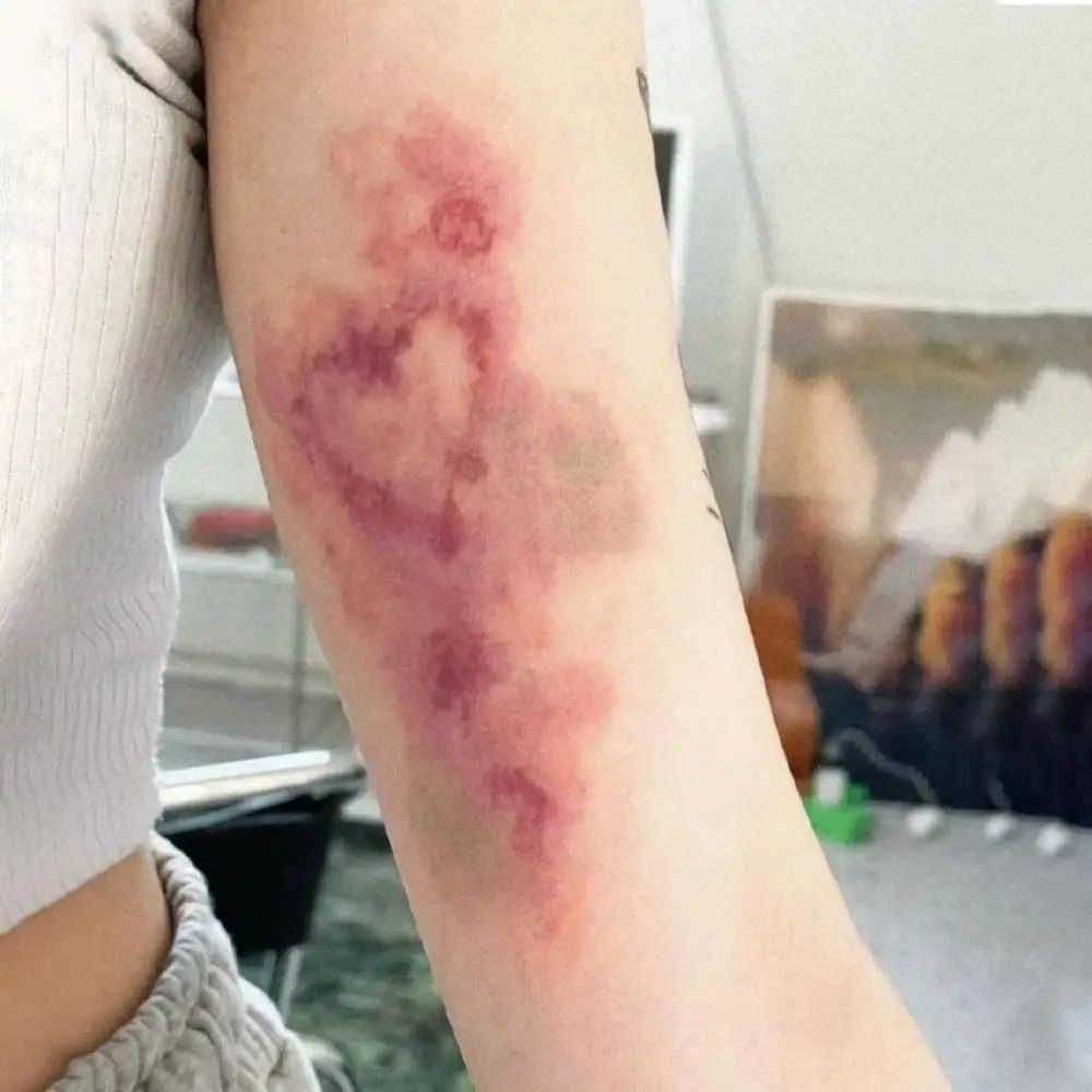 1/4 قطعة جديد ثلاثية الأبعاد الجرح كدمات الوشم المؤقت واقعية دائم وهمية مقاوم للماء ندبة ملصق الرعب ماكياج