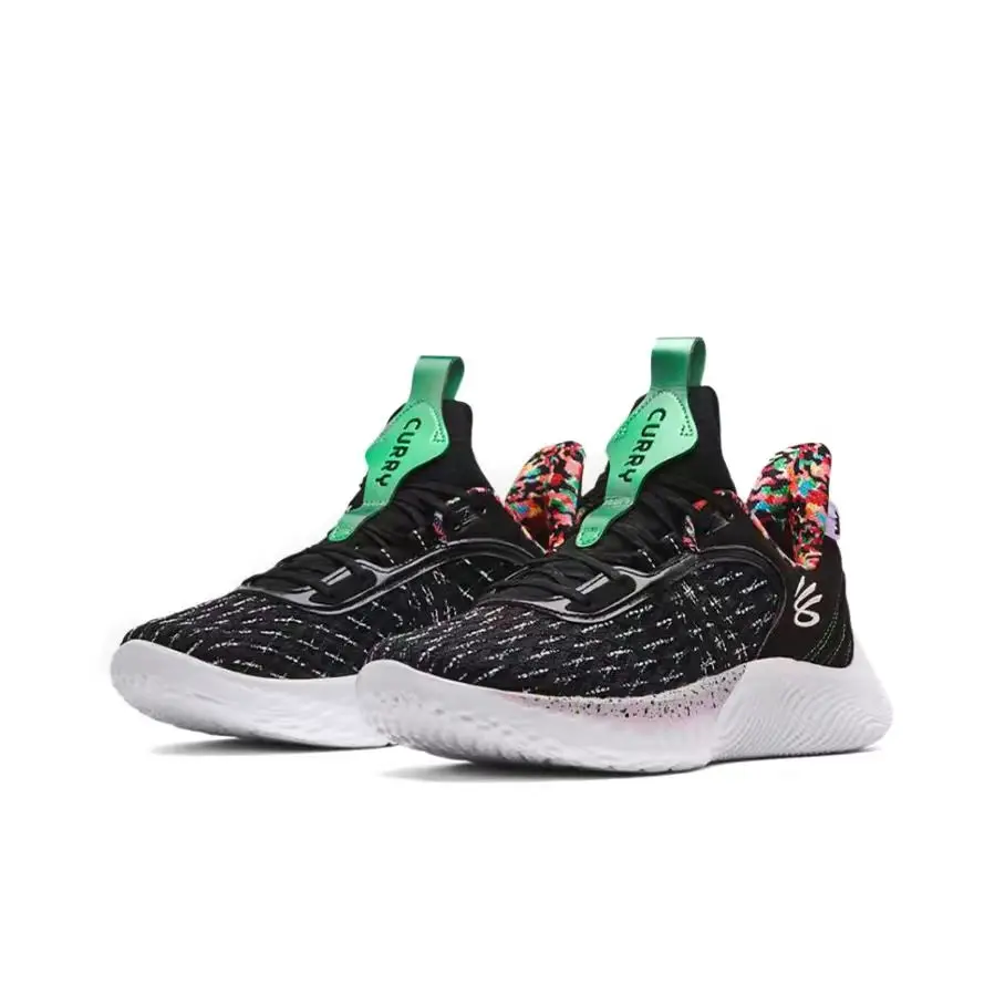 Under Armour Curry 9 Anti slip and Wear resistant Low cut Practical Basketball Shoes