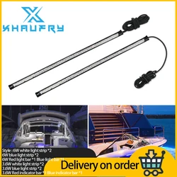 Boat Light RGB Marine LED Strip Lights LED Boat Lights Strip Waterproof IP67 for Pontoon Fishing Boat Kayak Jon Boat and Yacht